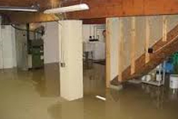 flooded basement