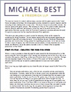Michael Best & Friedrich LLP, Creating & Addressing the Need for Speed
