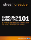 Stream Creative InBound Marketing 101 eBook & Case Studies